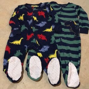 Absorba Fleece Footie Pajamas